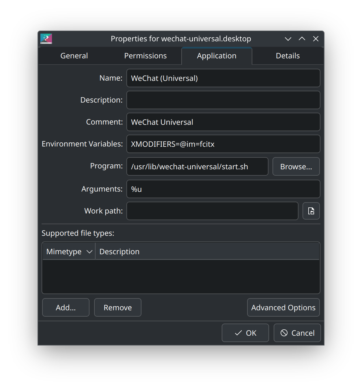 modiy wechat environment variable